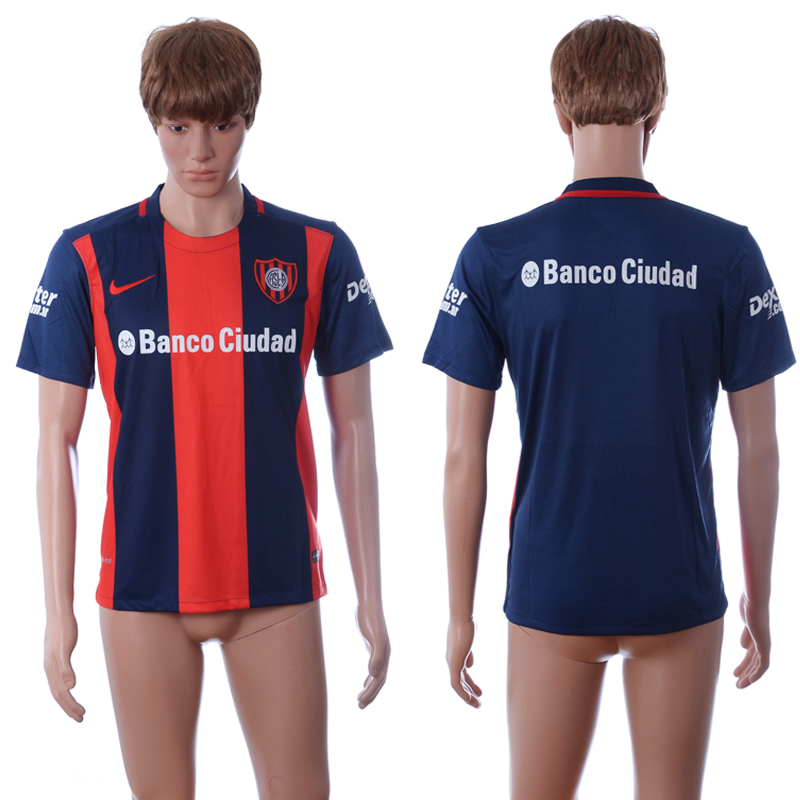 2016-17 San Lorenzo de Almagro Home Thailand Soccer Jersey 2016-17 San Lorenzo de Almagro Home Thailand Soccer Jersey