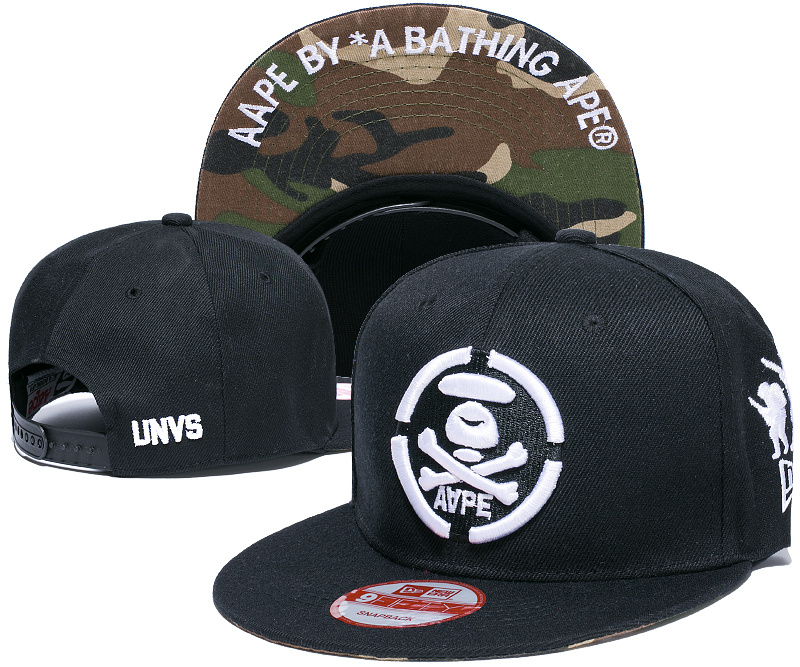Bape Ape Black Fashion Adjustable Hat LH