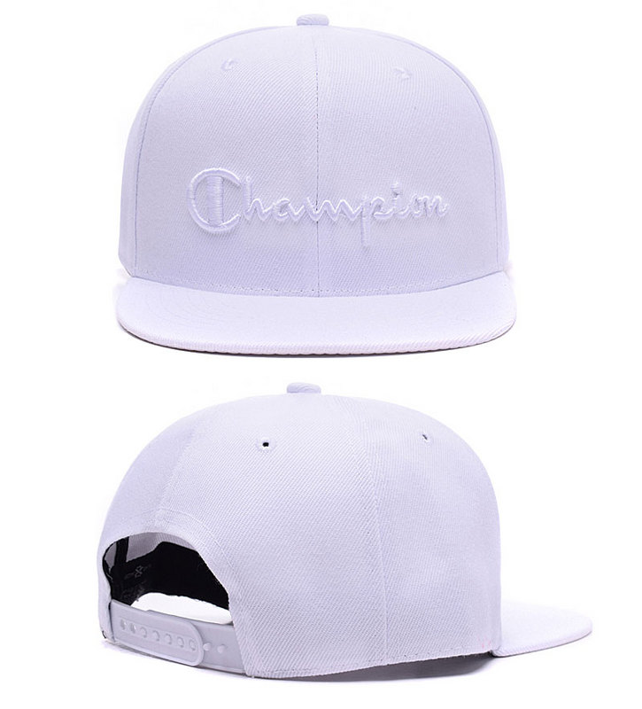 Champion White Adjustable Hat LH03
