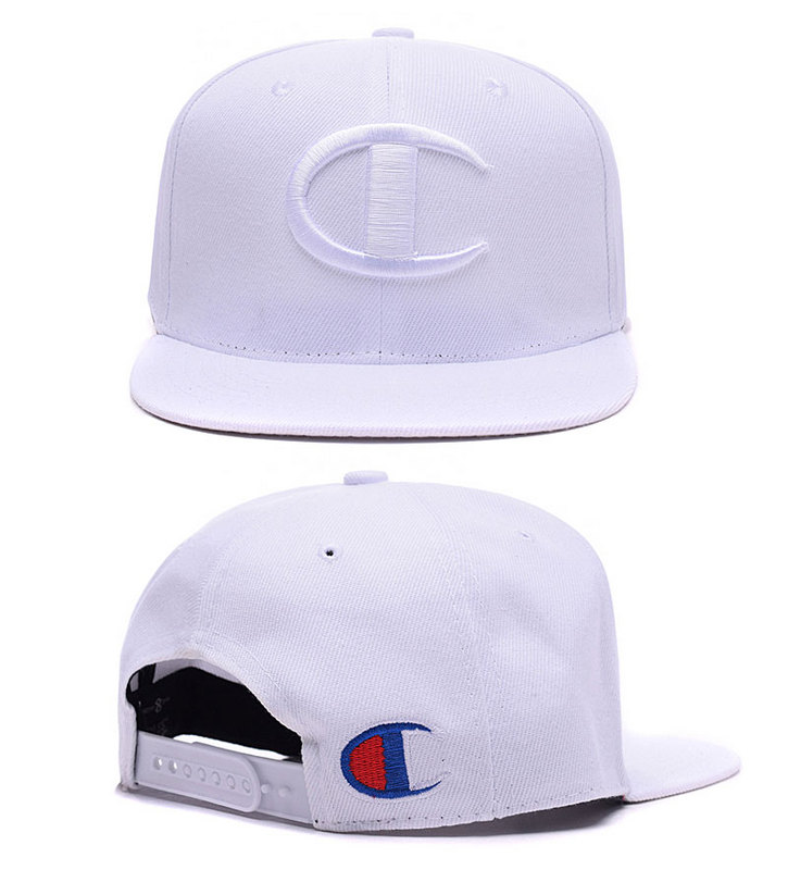 Champion White Adjustable Hat LH05