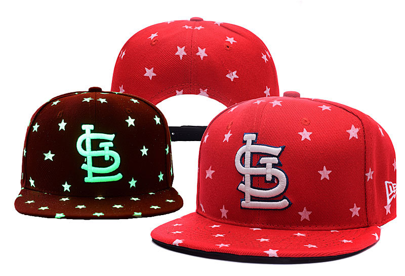 Cardinals Team Logo Red Adjustable Luminous Hat YD