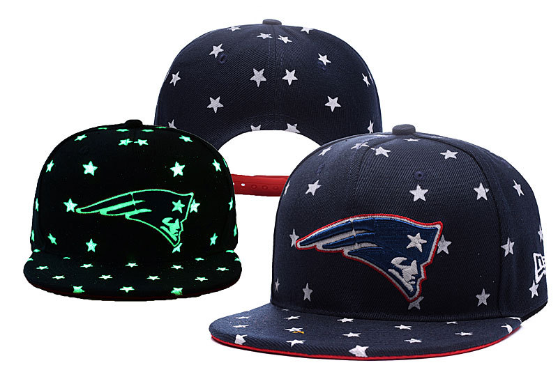 Patriots Team Logo Navy Adjustable Luminous Hat YD