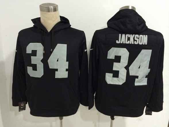 Nike Raiders 34 Jackson Black Hoodie
