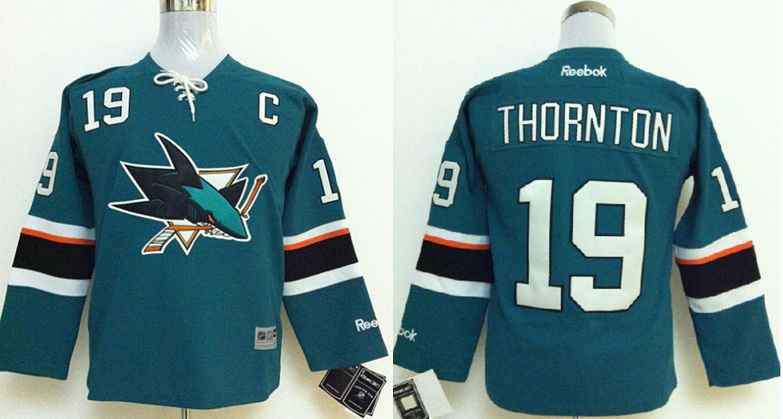 Sharks 19 Thornton Teal Youth Jersey