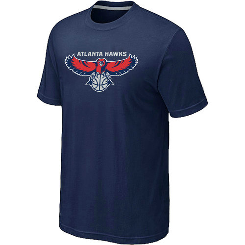 Atlanta Hawks Big & Tall Primary Logo D.Blue T-Shirt