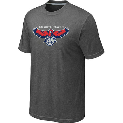 Atlanta Hawks Big & Tall Primary Logo D.Grey T-Shirt