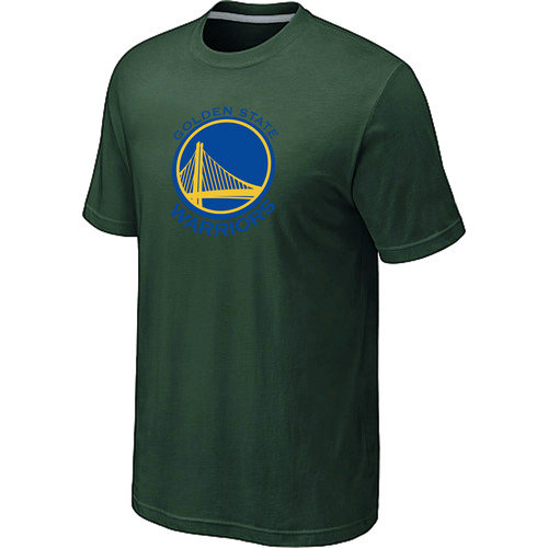 Golden State Warriors Big & Tall Primary Logo D.Green T-Shirt - Click Image to Close
