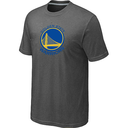 Golden State Warriors Big & Tall Primary Logo D.Grey T-Shirt - Click Image to Close