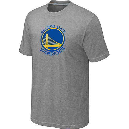 Golden State Warriors Big & Tall Primary Logo L.Grey T-Shirt