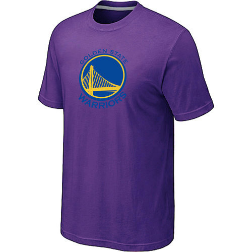 Golden State Warriors Big & Tall Primary Logo Purple T-Shirt
