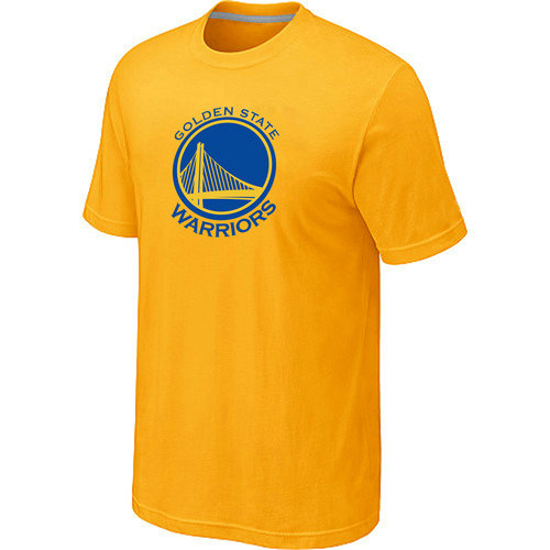 Golden State Warriors Big & Tall Primary Logo Yellow T-Shirt
