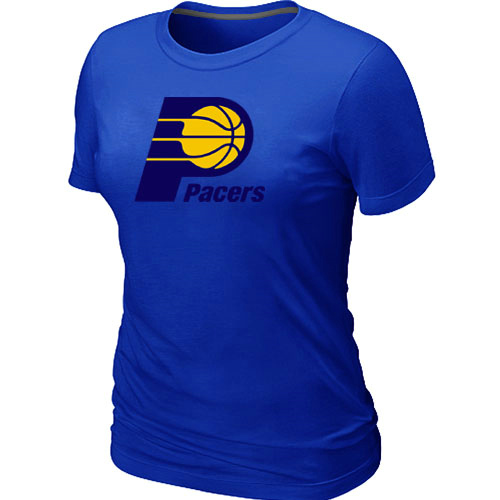 Indiana Pacers Big & Tall Primary Logo Blue Women T-Shirt