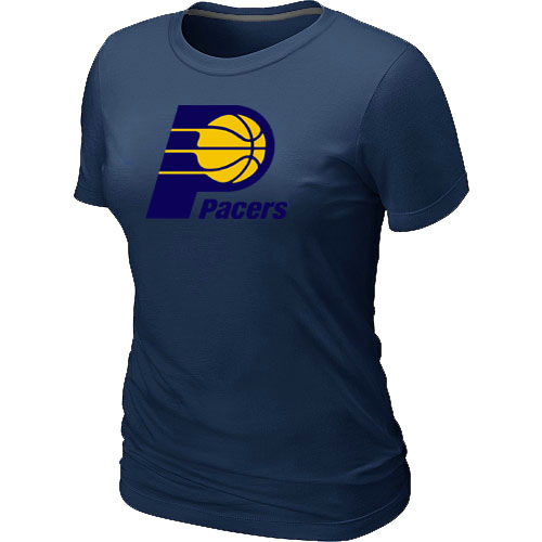 Indiana Pacers Big & Tall Primary Logo D.Blue Women T-Shirt
