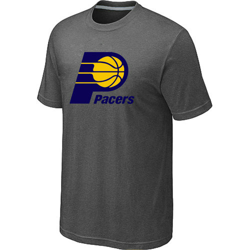 Indiana Pacers Big & Tall Primary Logo D.Grey T-Shirt - Click Image to Close