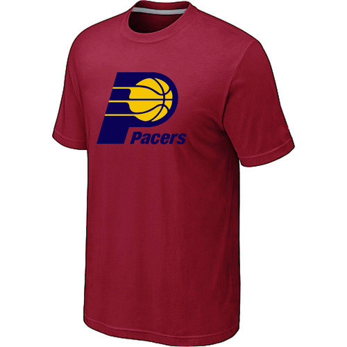 Indiana Pacers Big & Tall Primary Logo Red T-Shirt - Click Image to Close