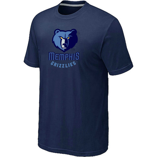 Memphis Grizzlies Big & Tall Primary Logo D.Blue T-Shirt