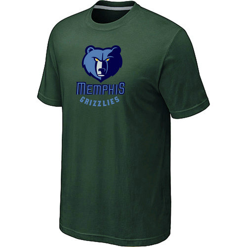Memphis Grizzlies Big & Tall Primary Logo D.Green T-Shirt