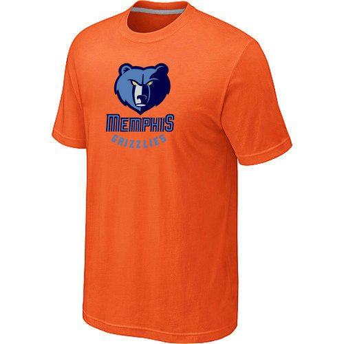 Memphis Grizzlies Big & Tall Primary Logo Orange T-Shirt