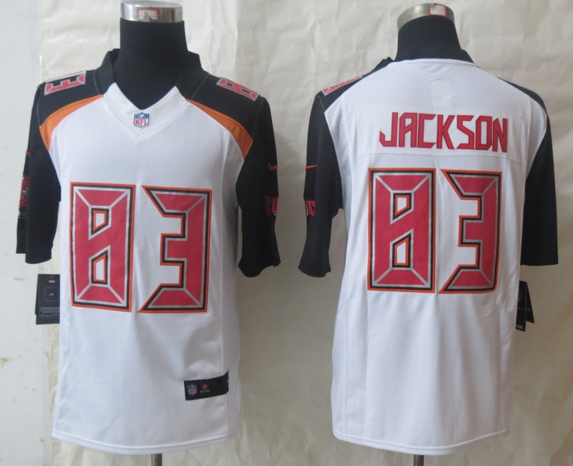 Nike Buccaneers 83 Jackson White Limited New Jerseys