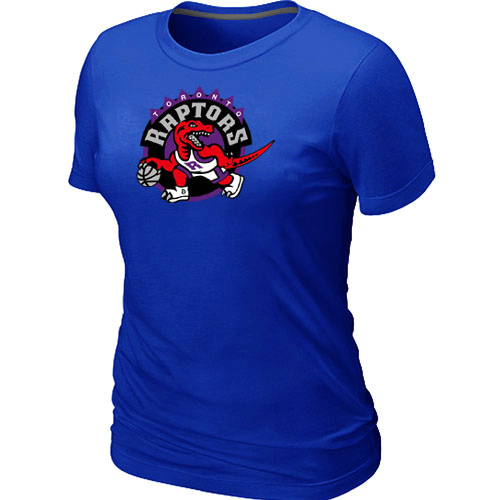 Toronto Raptors Big & Tall Primary Logo Blue Women T-Shirt