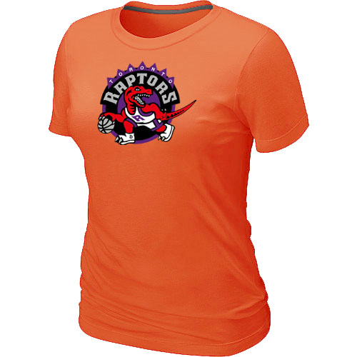 Toronto Raptors Big & Tall Primary Logo Orange Women T-Shirt