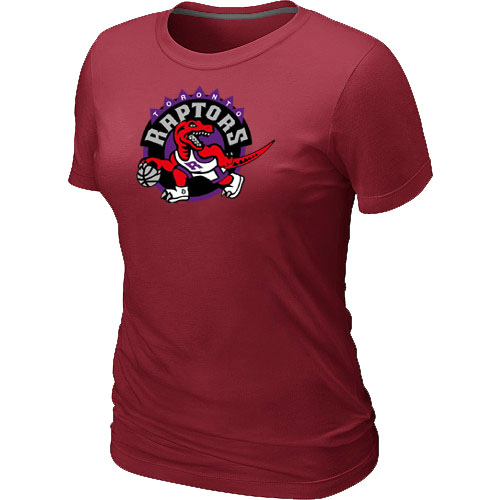 Toronto Raptors Big & Tall Primary Logo Red Women T-Shirt
