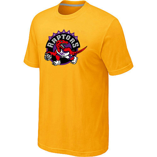 Toronto Raptors Big & Tall Primary Logo Yellow T-Shirt