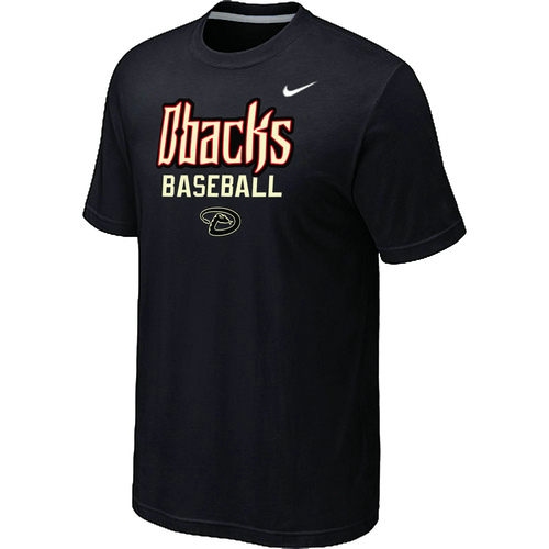 Nike MLB Arizona Diamondbacks 2014 Home Practice T-Shirt Black