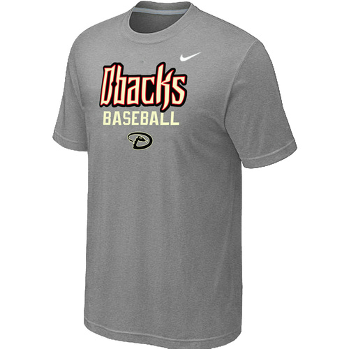 Nike MLB Arizona Diamondbacks 2014 Home Practice T-Shirt Lt.Grey