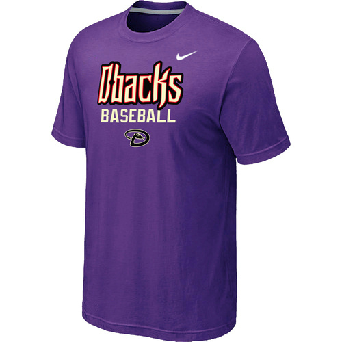 Nike MLB Arizona Diamondbacks 2014 Home Practice T-Shirt Purple