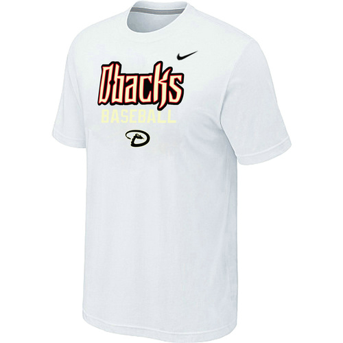 Nike MLB Arizona Diamondbacks 2014 Home Practice T-Shirt White