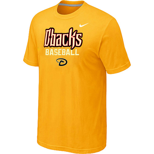 Nike MLB Arizona Diamondbacks 2014 Home Practice T-Shirt Yellow
