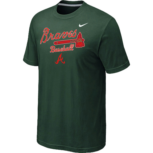 Nike MLB Atlanta Braves 2014 Home Practice T-Shirt D.Green