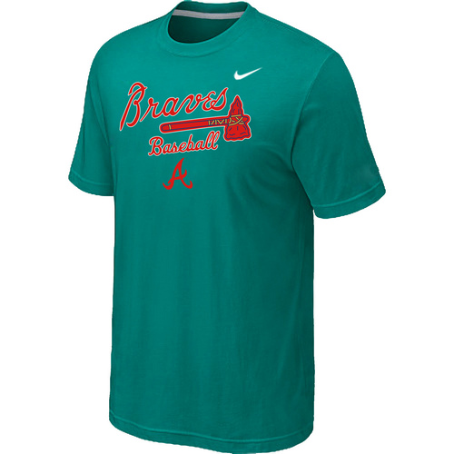 Nike MLB Atlanta Braves 2014 Home Practice T-Shirt Green