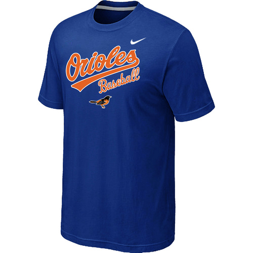 Nike MLB Baltimore Orioles 2014 Home Practice T-Shirt Blue