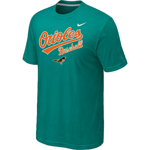 Nike MLB Baltimore Orioles 2014 Home Practice T-Shirt Green
