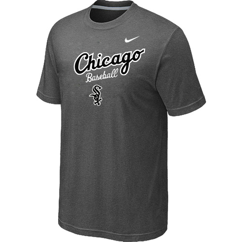 Nike MLB Chicago White Sox 2014 Home Practice T-Shirt D.Grey