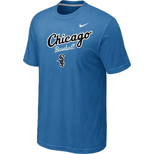 Nike MLB Chicago White Sox 2014 Home Practice T-Shirt Lt.Blue