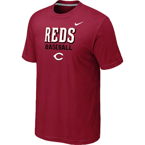 Nike MLB Cincinnati Reds 2014 Home Practice T-Shirt Red