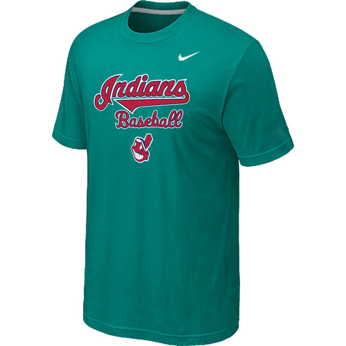 Nike MLB Cleveland Indians 2014 Home Practice T-Shirt Green