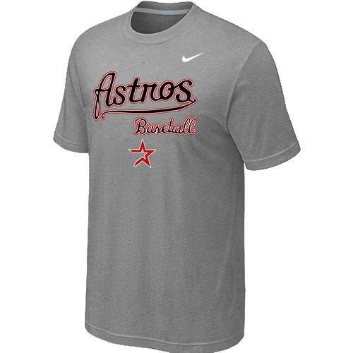 Nike MLB Houston Astros 2014 Home Practice T-Shirt Lt.Grey