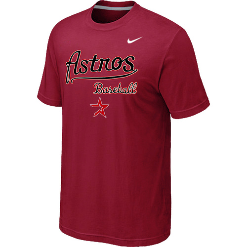 Nike MLB Houston Astros 2014 Home Practice T-Shirt Red