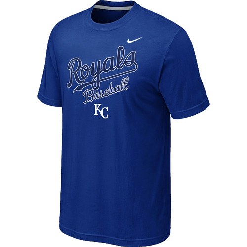 Nike MLB Kansas City 2014 Home Practice T-Shirt Blue