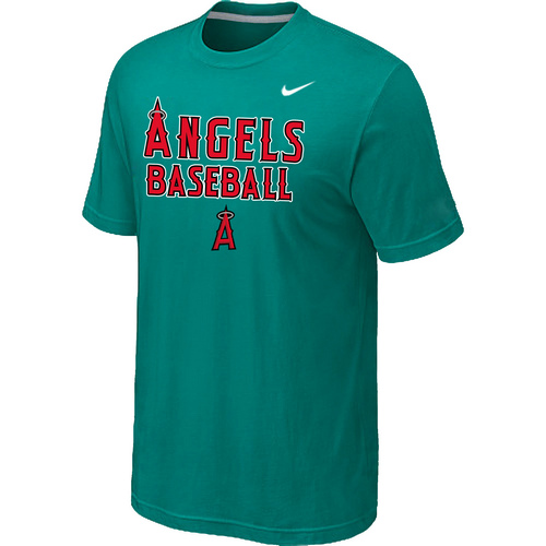 Nike MLB Los Angeles Angels 2014 Home Practice T-Shirt Green