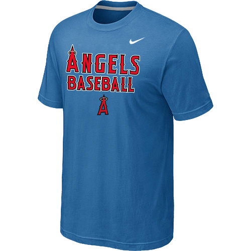 Nike MLB Los Angeles Angels 2014 Home Practice T-Shirt Lt.Blue