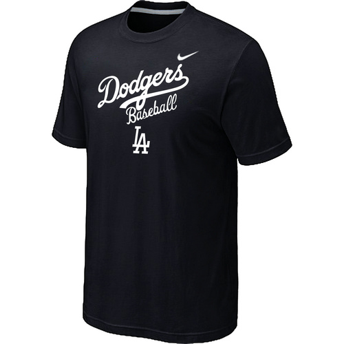 Nike MLB Los Angeles Dodgers 2014 Home Practice T-Shirt Black