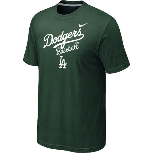 Nike MLB Los Angeles Dodgers 2014 Home Practice T-Shirt D.Green