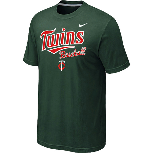 Nike MLB Minnesota Twins 2014 Home Practice T-Shirt D.Green