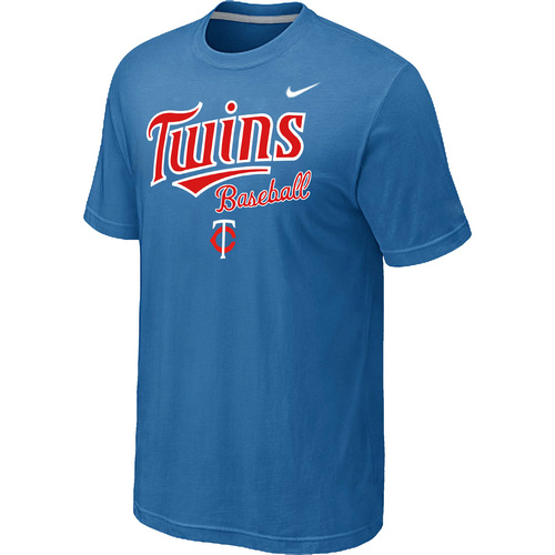 Nike MLB Minnesota Twins 2014 Home Practice T-Shirt Lt.Blue