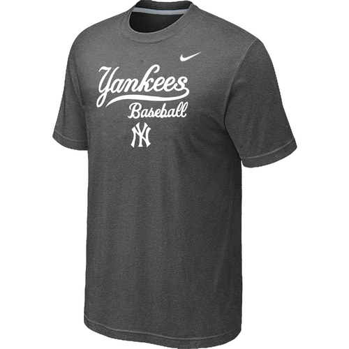 Nike MLB New York Yankees 2014 Home Practice T-Shirt D.Grey